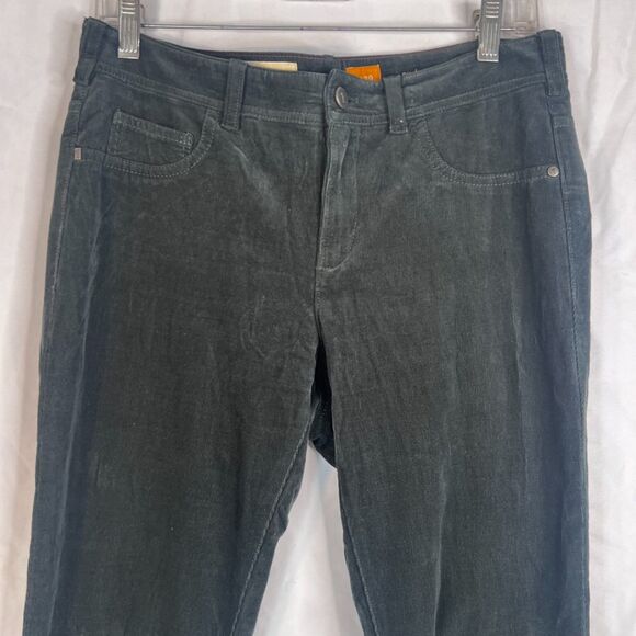 Pilcro and the Letterpress Corduroy Pants Serif Dark Green Taper Leg Size 29 - Picture 3 of 11